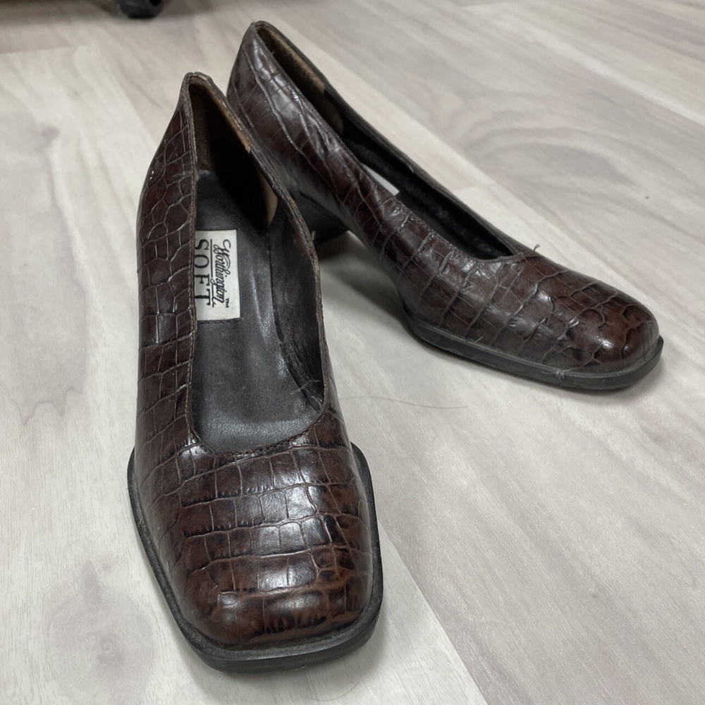 Alley Women’s Vintage Worthington Soft Collection Brown-Black Leather Size 6M